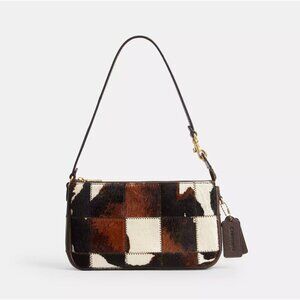 Coach Plaza Bag In Upcrafted Haircalf With Cow Print